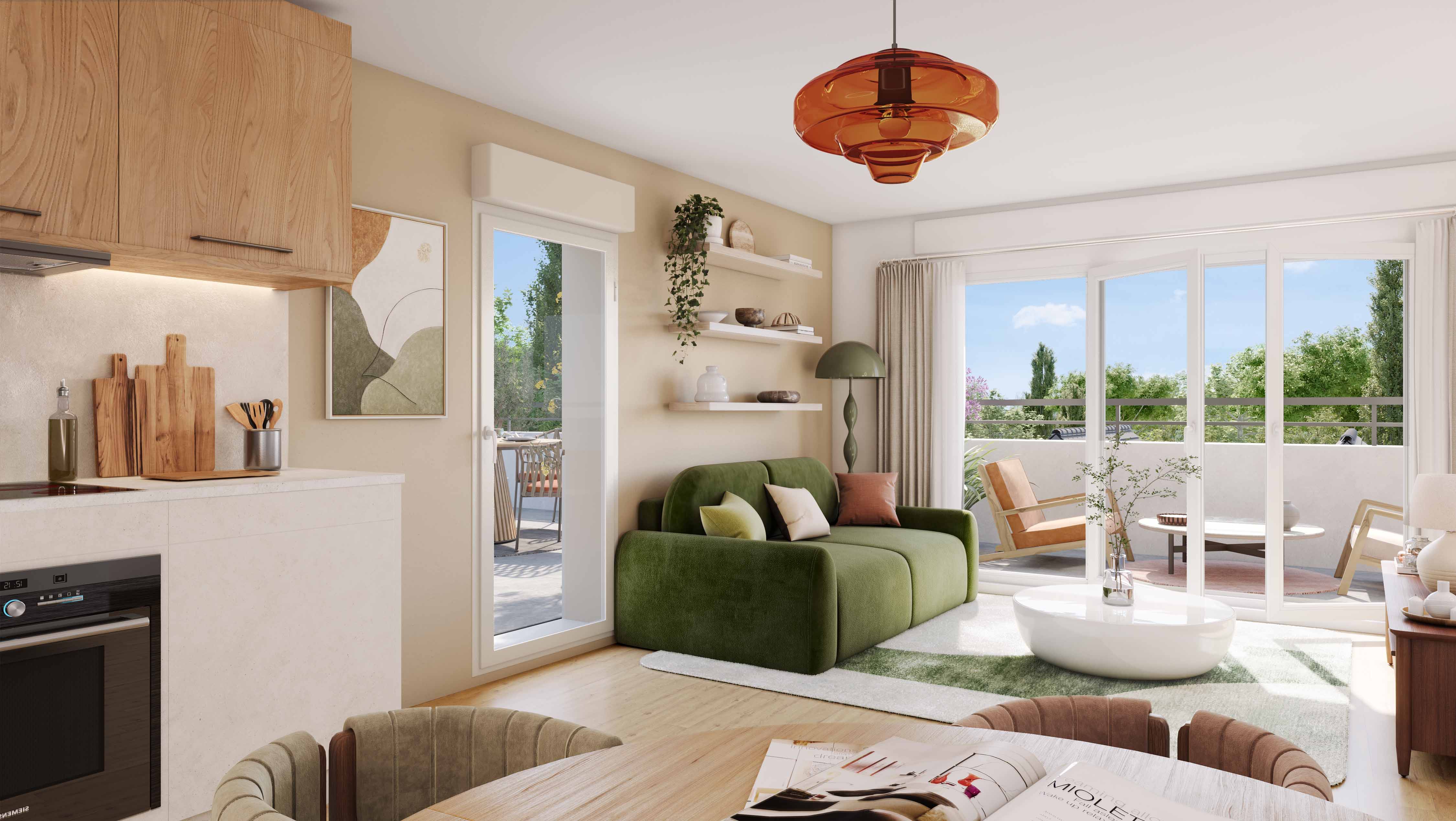 Photo de l'appartement neuf LES ALLEES BOISSIERE